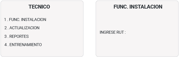 Pantalla Técnico